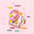 1+ Love&Mini Baby Musical Toys for Girls - Crawling Steering Wheel Toys with Car, Telephone, Lights & Sounds