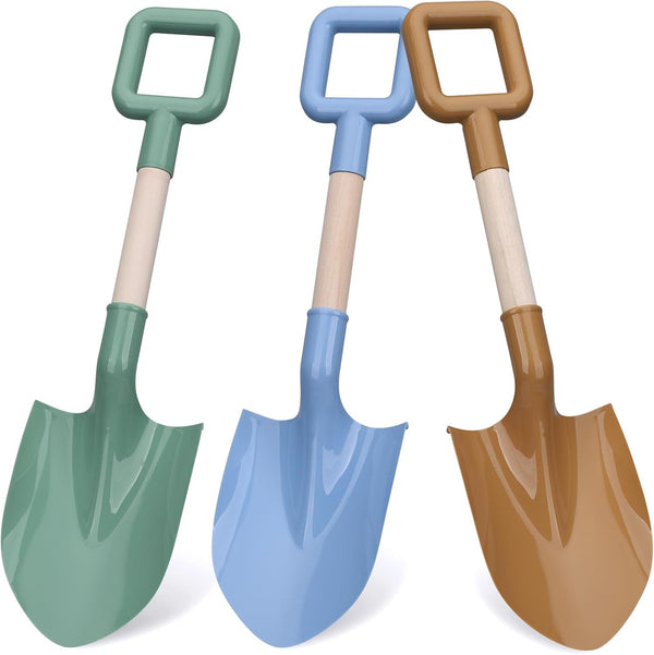 Dilabnda Kids Beach Sand Shovels, 16inch/40cm Sand Shovels for Garden, Large Beach