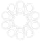 FENICAL 10 Pieces Silicone Adapter Rings Baby Holder and Clip MAM-Compatible (Soft &Transparent)