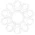 FENICAL 10 Pieces Silicone Adapter Rings Baby Holder and Clip MAM-Compatible (Soft &Transparent)