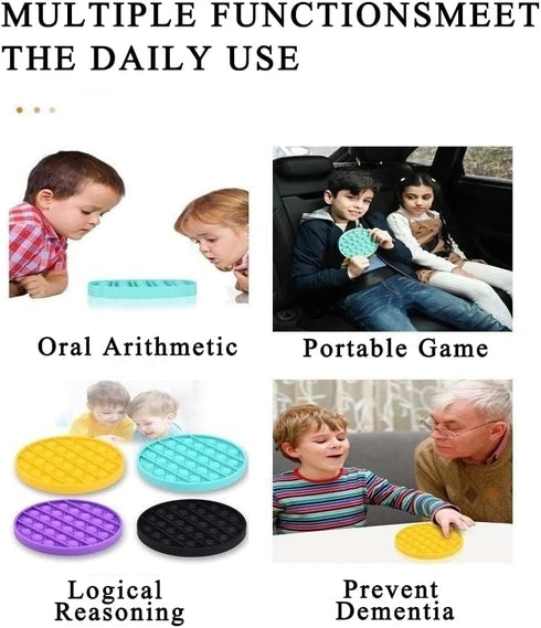 kapibarasensei 24 Set,Stress Random Pcs Fidget Toys,Push Pop Fidget Sensory Toys Relief Gifts for Kids & Adults,Pop