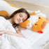Long Cat Plush Body Pillow, 53” Cute Brown Cat Stuffed Animals, Kitten Plush Doll Gift
