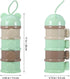 4 Formula Dispenser: Compartments Stackable Formula Container for Travel - Portable Baby Milk Powder & Snack Storage