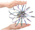 3 Pack Flow Ring Arm Magic Spring Sculpture Ring Game, Colored Kinetic Spring Interactive Stress Relief Rings