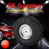 TOPINCN RC Rubber Wheel, 4pcs 1:10 RC Wheel Tires for HSP/Redcat/Axial/SCX10/1/10 Scale RC Car