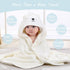 4 Pack Hooded Baby Towels - Premium Ultra Soft Organic Baby Bath Towel Absorbent and Hypoallergenic Towels for Baby Boy