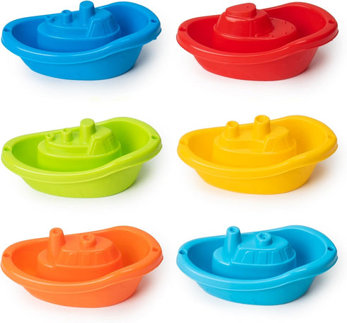 Bath Boats | Multi Colored Baby Bath Toys | Fun and Educational Bath Toys for Toddlers | Toddler Bath Toys for Girls and Boys | Stackable Bath Toy | Toddler Bath Toys for Girls and Boys (6)
