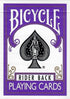 Bicycle Purple Rider Back Playing Card Deck, Poker Size
