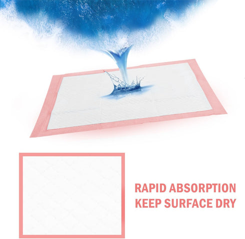 Rocinha 24 Inches 17 Inches Disposable Changing Pads for Baby x Disposable Underpads Waterproof Diaper Changing Pad