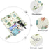 GOODOLD 2 Watercolor Dragon Wet Dry Bag for Baby Cloth Diaper Waterproof Reusable Travel Wet Bag with Two Zippered
