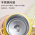 Generic 820ml Straw Bottle Food Grade Heat Resistant Large Capacity Water Bottle Cartoon PC Big Belly Drinking Straw
