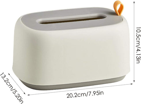cepignoly 20.2*10.5*13.2cm/7.95*4.13*5.20inch AKOYA Wicker Collection Wet Wipes Dispenser Holder - Wall-Mounted Wet