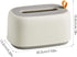 cepignoly 20.2*10.5*13.2cm/7.95*4.13*5.20inch AKOYA Wicker Collection Wet Wipes Dispenser Holder - Wall-Mounted Wet