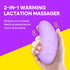 2-in-1 Easy@Home Lactation Massager with Heat | Gentle Warming & Vibration for Breastfeeding Comfort