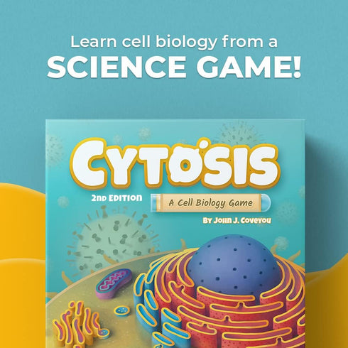 Cytosis: A Cell Biology Board Game, Science Accurate Strategy Game for Building Proteins & Carbohydrates