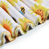 Super Soft Minky Baby Blanket, Yellow Bee and Sunflower with Dotted Backing for Newborns Nursery Stroller