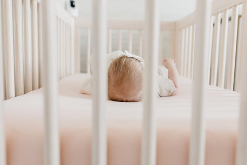 Blush Premium Knit Baby Crib Sheets - Soft & Breathable
