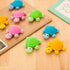 12 Pcs Turtle Pencil Erasers, Cute Funny Novelty Kids Gift Toy for Party Supplies
