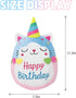 CAIYUEGG Cat Plush Toy Unicorn Cat Stuffed Animal Cute Birthday Unicorn Plushies Pillow Soft Plushie Doll Gifts for Kid