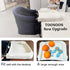 Fast Dining Tray for Hook on High Chair, Removable and Easy to Carry, Non-Slip Space Saver, White