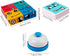 Wooden Face Changing Magic Cube Building Blocks Game Matching Expression Puzzle Toy Board Games for Family Night, Match