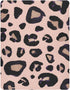 SUABO Leopard Print Cheetah Pink Crib Sheets Stretchy Portable Sheets for Baby Toddler Breathable Soft Crib Mattress