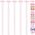 Tweruna 6 PCS Bow Organizer for Girls, Girl Bow Organizer, Pink Hair Bows