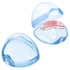Accmor 2 Pack Pacifier Case, Pacifier Holder Case, Pacifier Container for Travel, BPA Free,Transparent Blue