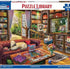 White Mountain Puzzles - Puzzle Library, 1000 Piece Jigsaw Puzzle