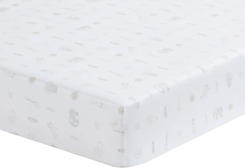 The Homistry 3-Piece Set Set The Hmistry Crib Bedding for Boys & Girls - Reversible Quilt, Fitted Sheet, Crib Skirt