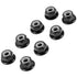 DGZZI M5 8PCS M5 Aluminum Locknut Black Aluminum Nuts Flange Nylon Lock Nut for RC Drone FPV Parts