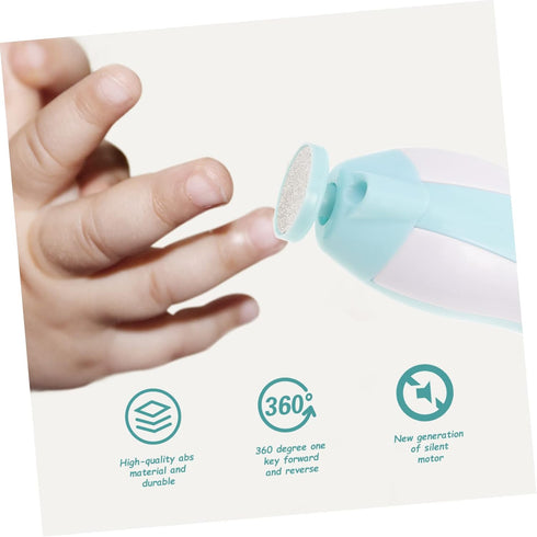 Trimmer Abaodam Boy Girl's Electric Manicure Tool Nail File Ergonomic for Boys and Girls