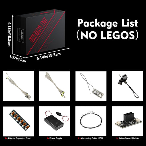 LED Lighting Compatible with Lego Expecto Patronum 76414, Light Kit for Model (Not Included)
