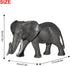 Andux Realistic Animals Figures Toys Marine Life Wild Jungle Learning Educational Playset FZDW-03 (Elephant)
