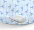 Summer Blue Lobster Bows Stripe Baby Nursing Pillow Covers for Boy Girl Lobsters Sea Ocean Stripes Nursing Slipcover