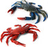Realistic Crab Marine Animal Model Toys, 2 Pcs Simulated Sea Life Animals Figurine Collection for Science Educational