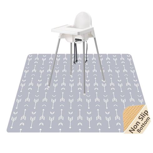 WOMUMON Baby Splat Mat for Under High Chair/Arts/Crafts, 51 x 51 Inch Washable