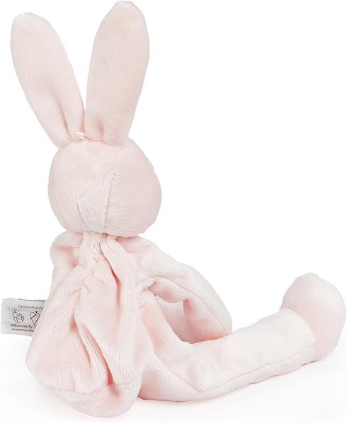 Bunnies By The Bay "Blossom" Bunny Silly Buddy - Plush Toy with Velcro Loop, 10"