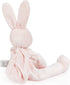 Bunnies By The Bay "Blossom" Bunny Silly Buddy - Plush Toy with Velcro Loop, 10"