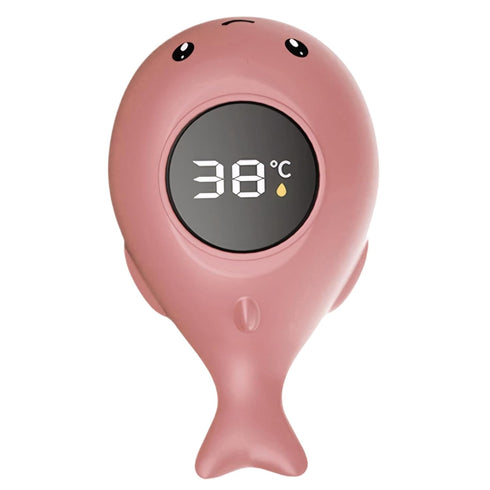Vistnale Baby Bath Thermometer, Waterproof Digital Water Thermometer with LED Touch Screen, 0-90C