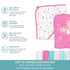 Set 23-Piece Set, GBA23 07) Spasilk Bath Hooded Towels & Washcloths for Babies, Gift Pink Butterfly, (Gift