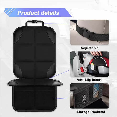 UHANBUT 600D (1PC) Baby Car Seat Protector for Child, Waterproof Baby Car Seats Cover with Non-Slip Backing, Fabric Car