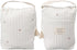 Cotton Travel Diaper Bag with Stroller Attachment - Ideal for Busy Parents