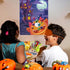 Pin The Eye on The Monster Party Game - Halloween Activity with 1 Sign, 24 Eye Stickers, and 1 Eye Mask