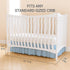 MD Home Decore 100% 14" Crib Bed Skirt Dust Ruffle with Split Corners - Cotton - Nursury Standard Crib Bedding Toddler