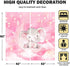 Yilinata 82 84 Watercolor Elephant Window Curtains for Kids Boys Girls Pink Twinkle Star Baby Living Room Bedroom