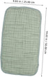 LOORGVEL 6pcs Cotton Burp Cloths Soft Muslin Washcloths for Newborns Absorbent Towels for Drool Sweat and Burping