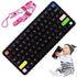 Baby Keyboard Teething Toys | Soft Silicone Teethers for Babies 0-3, Infant Teether Pacifier for Breastfeeding