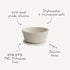 mushie Silicone Suction Bowl - BPA-Free Non-Slip Design (Natural)