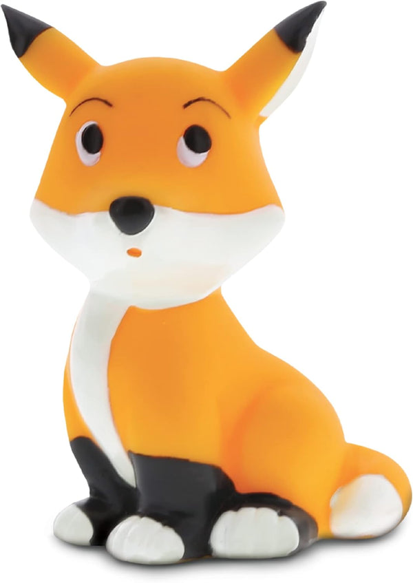DolliBu Fox Bath Buddy Squirter - Floating Orange Rubber Bath Toy for Toddlers, Fun Water Squirting Play
